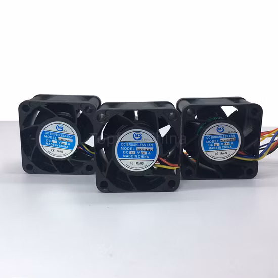 Ventilador a prueba de agua Grado IP68 40X40X28mm 4028 Mini computadora industrial Enfriamiento de CPU Alta velocidad Sin escobillas DC 12V 24V 48V Extractor de flujo axial con rodamiento de bolas Ventiladores BLDC